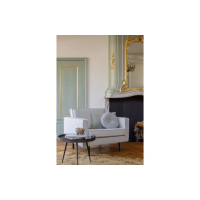 Bounds bijzettafel M hout/metaal antique goud 41XØ41 cm WOOOD